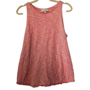Loft red and white striped tank size medium